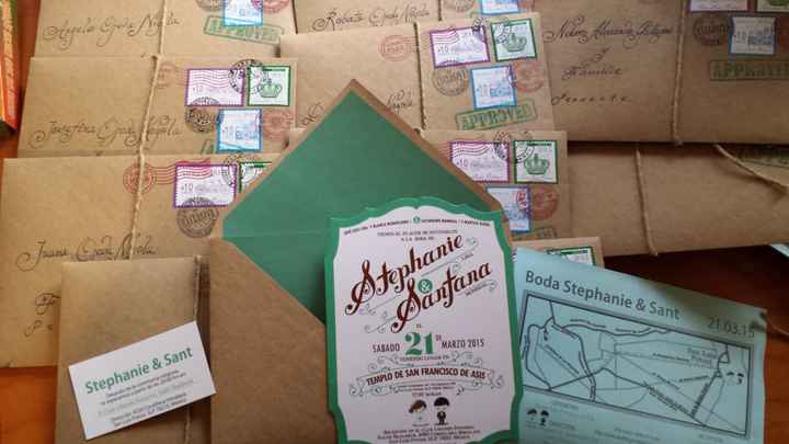 Mis invitaciones me encantaron