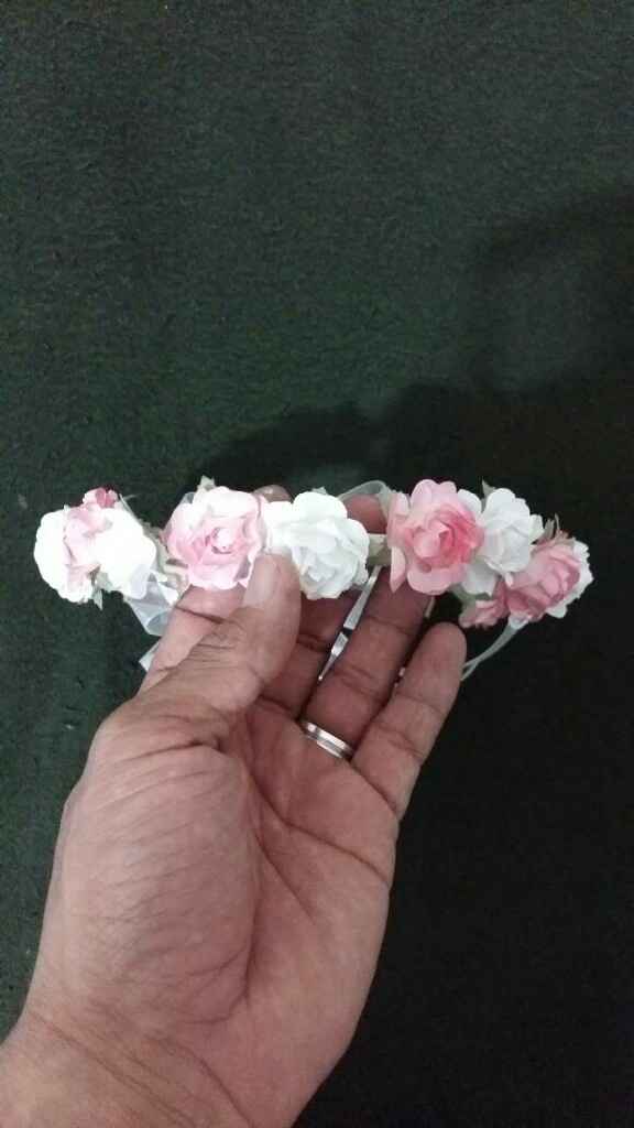 Corona de flores de mis pajes :) - 1