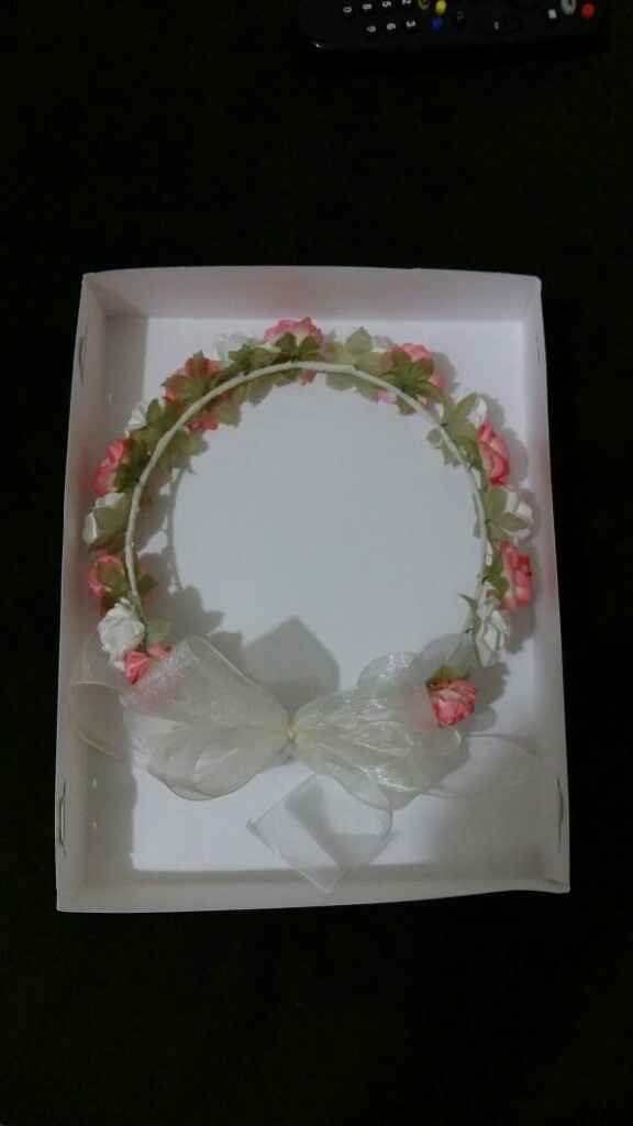 Corona de flores de mis pajes :) - 3