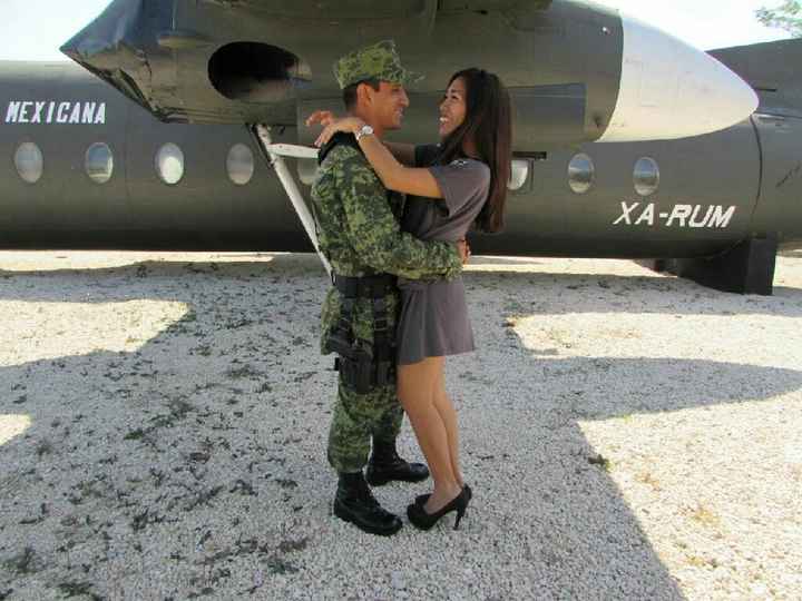 Save the date v + w *parte 2 boda militar - 1