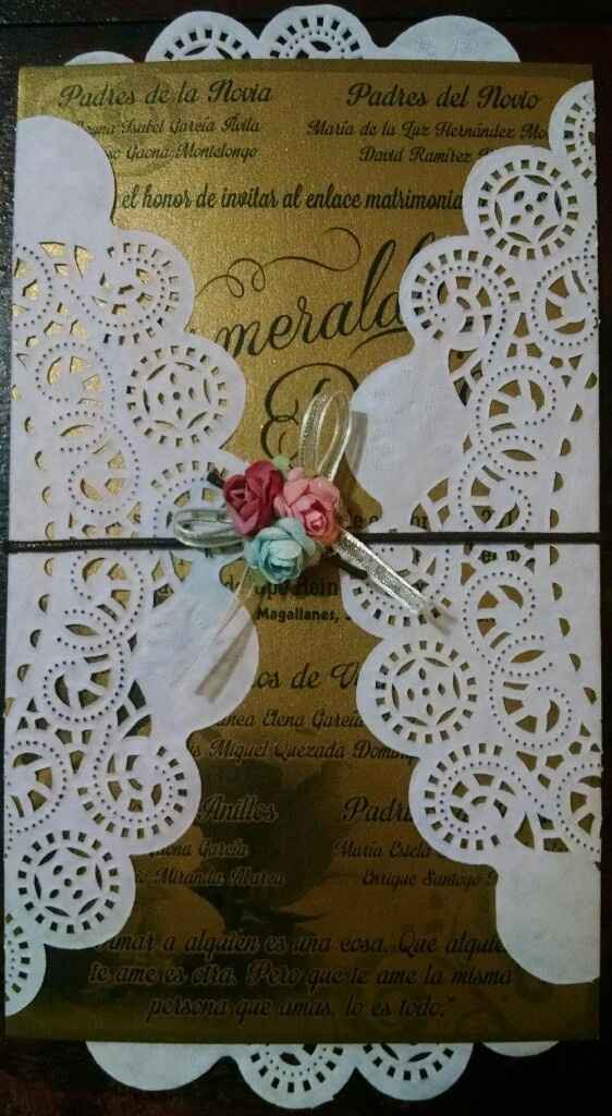 Invitaciones vintage - 1