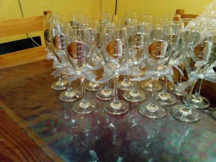 Listas copas para el brindis :) - 4