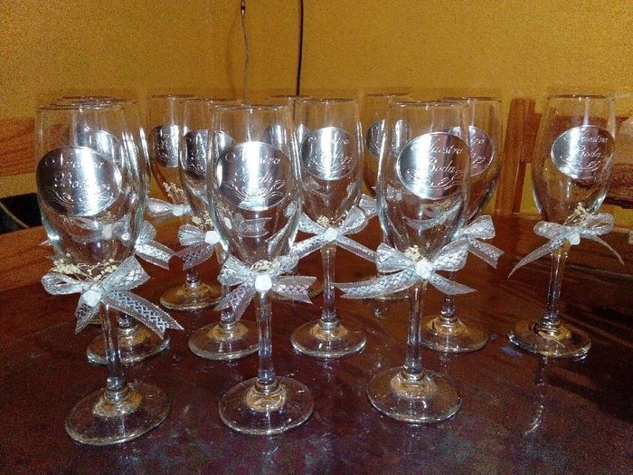 Listas copas para el brindis :) - 6