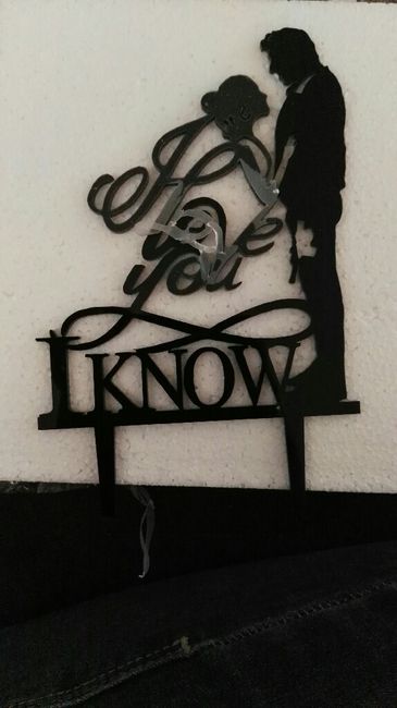 Llegó mi cake Topper! - 2