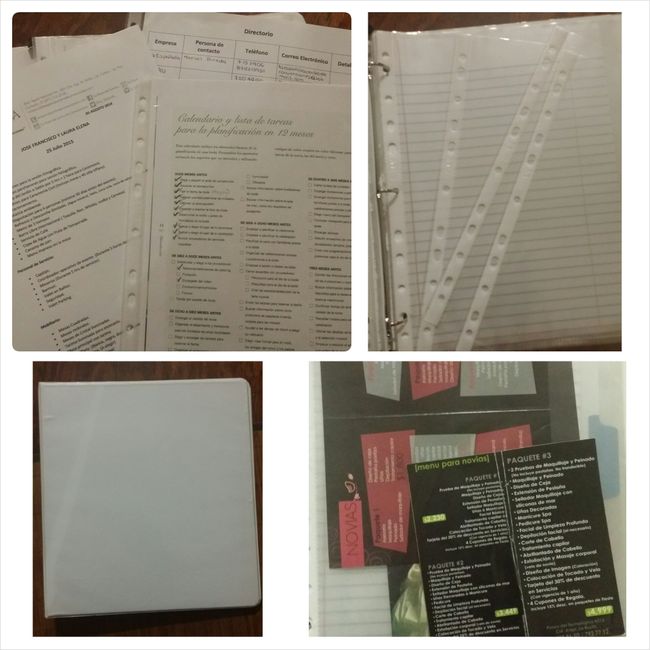 Busco una libreta o carpeta para organizar mi boda - 2