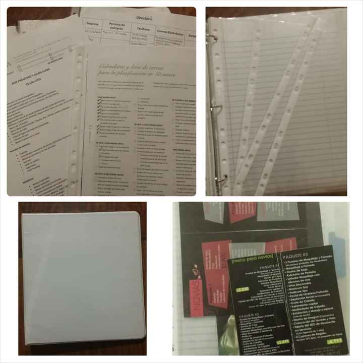 Busco una libreta o carpeta para organizar mi boda - 2
