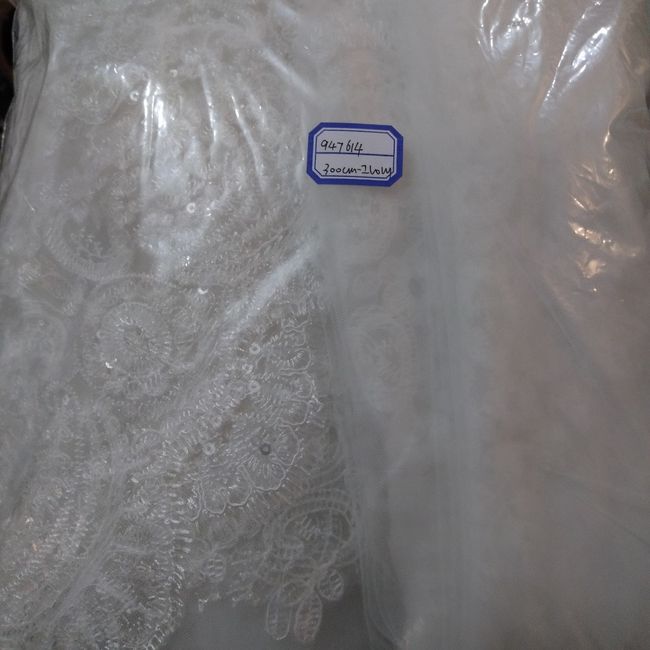 Velo y tocado listo ✔️ 1