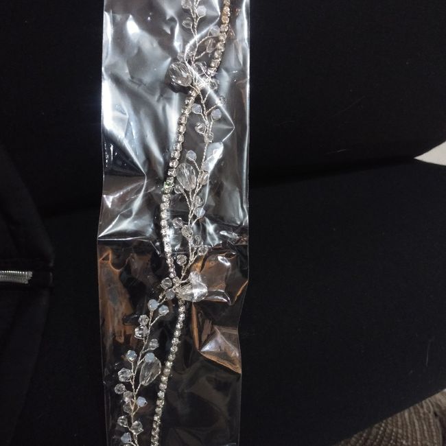 Velo y tocado listo ✔️ 2