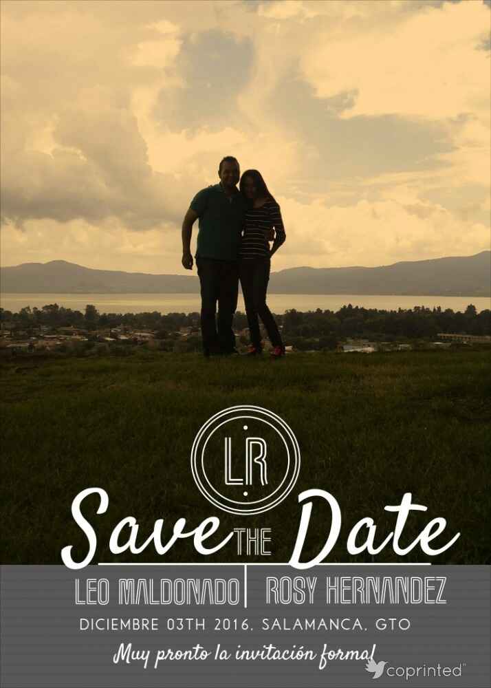 ¡save the date! - 1