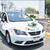 Decoración coche de los novios - 1
