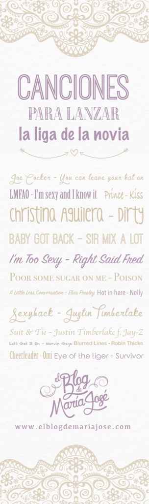 Canciones para momentos en la boda - 5