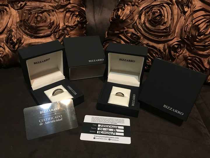 Acaban de llegar nuestros anillos!  😍❤️💍 - 1
