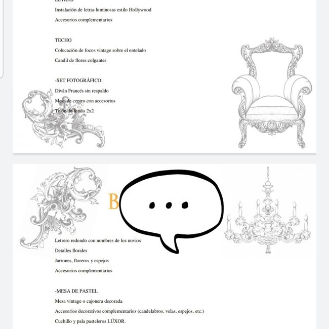 Presupuesto en decoración 2