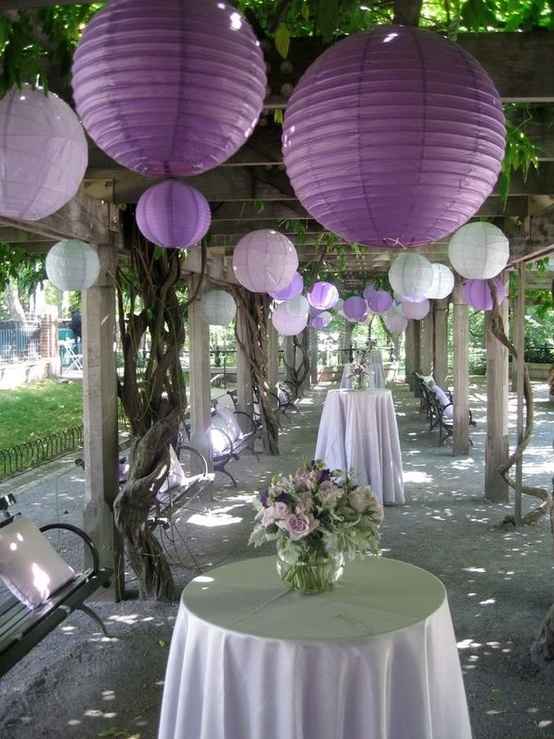 Decoracion en la recepcion