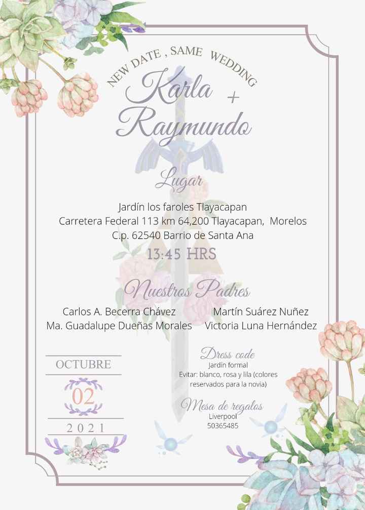 Misma boda, diferente día - 1