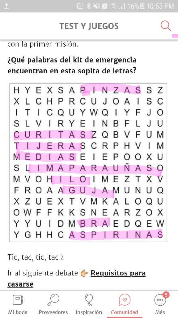 Kit de emergencia para novias - 1