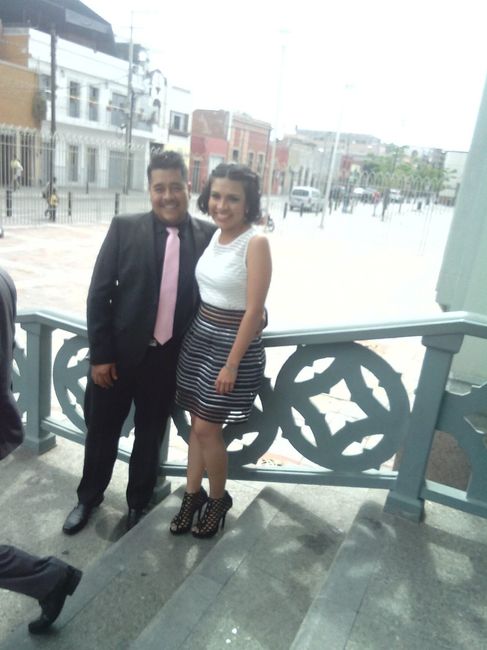 En la boda del primo Neto Garfias