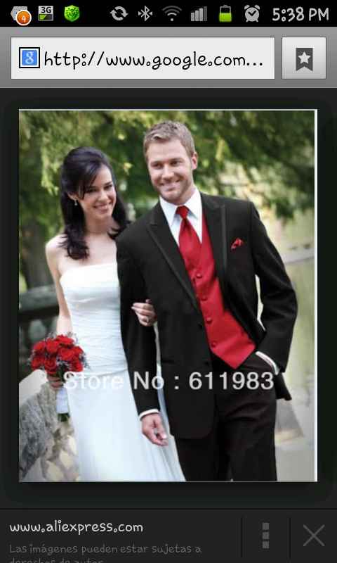Traje para novio, boda en rojo!! - 4