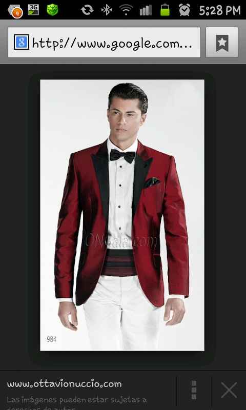 Traje para novio, boda en rojo!! - 12
