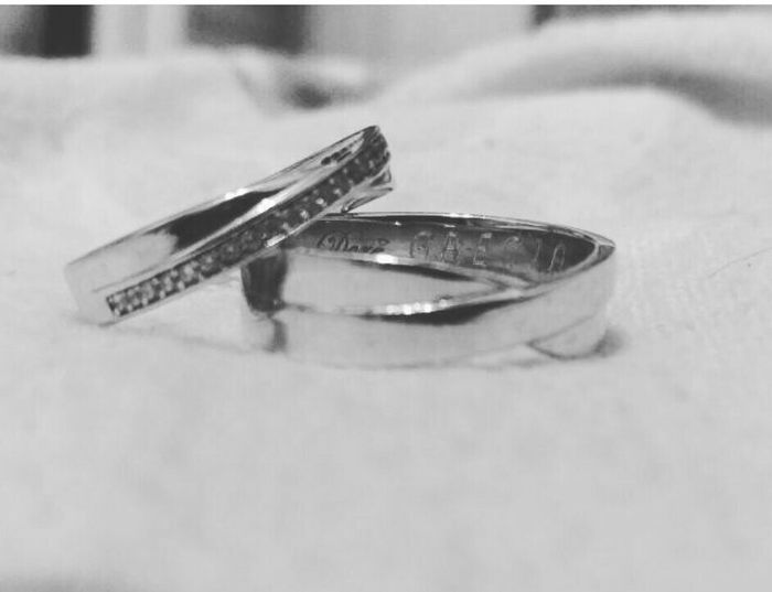 Anillos de boda ¿disparejos o iguales? - 1