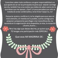 Invitación para madrina 4 