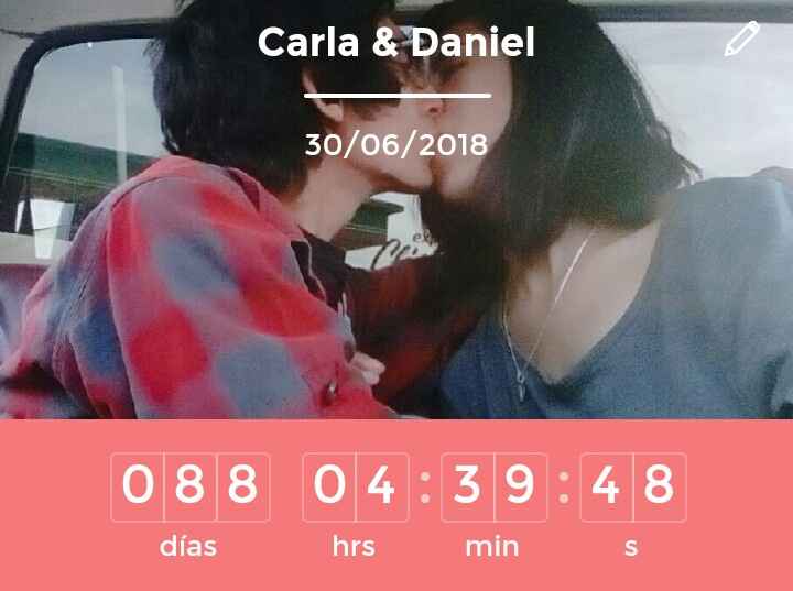 ¿Cuánto falta para que se casen? - 1