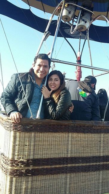 Me pidió matrimonio en globo aerostático - 7