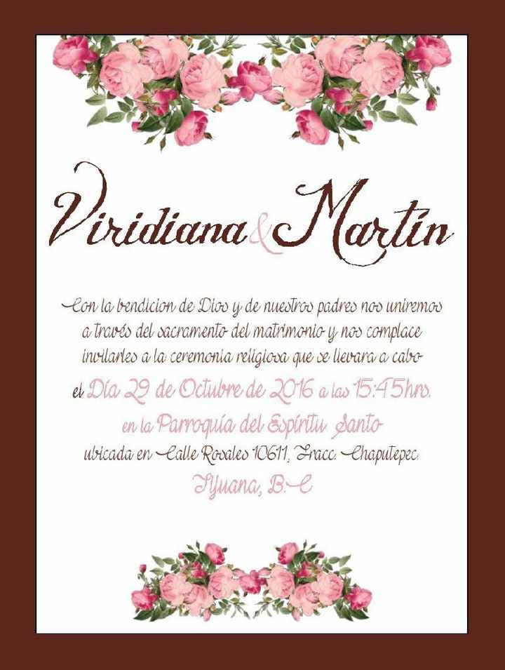 Invitaciones - 1