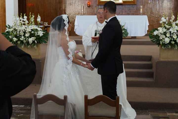 en el altar 