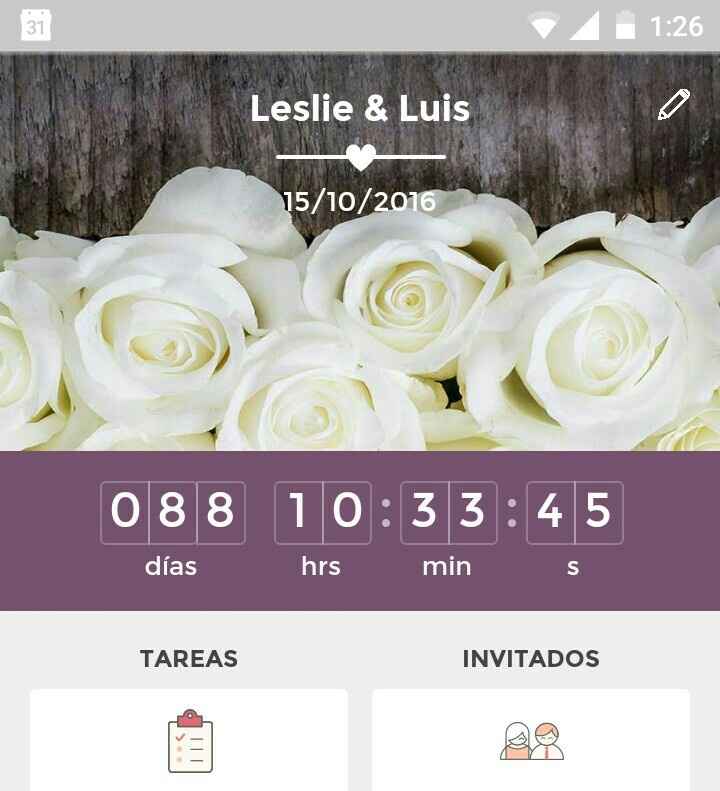 ¿Cuánto tiempo falta para el gran día? - 1