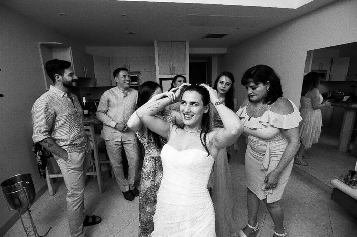 Antes de la ceremonia 