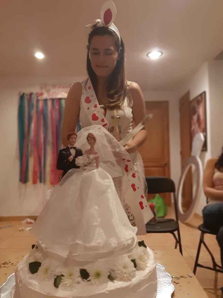 Pastel de bodas (de mi suegra) porque no tendré pastel en la boda