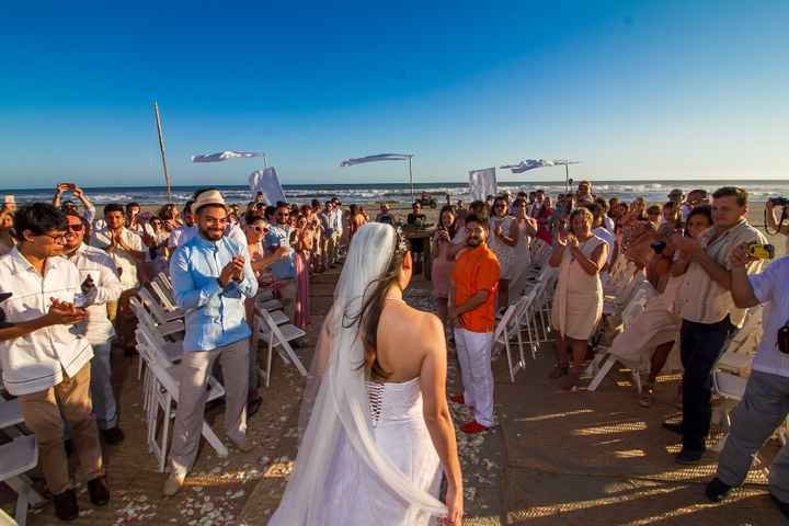 Entrada a la ceremonia