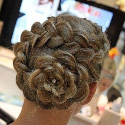trenza flor