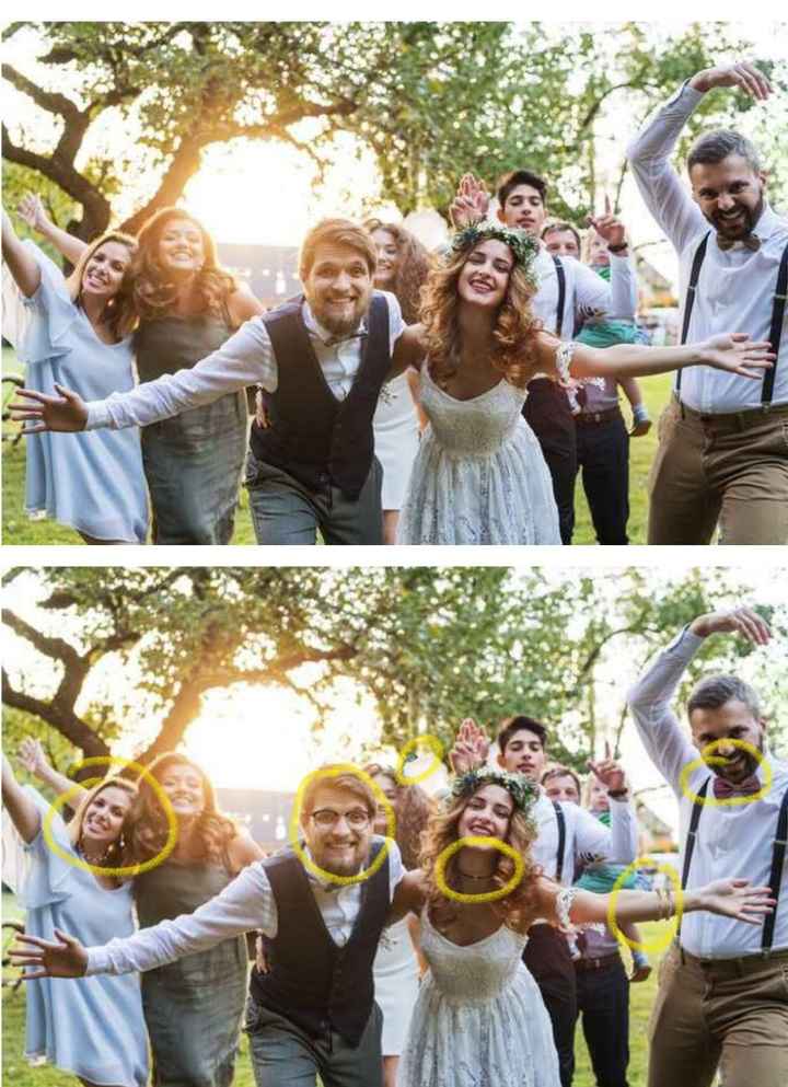 Descubre las 7 diferencias y gana un REGALO DE BODA🎁 - 1