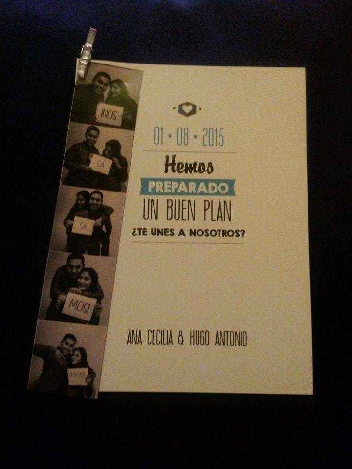 Las invitaciones de mi boda civil - 1