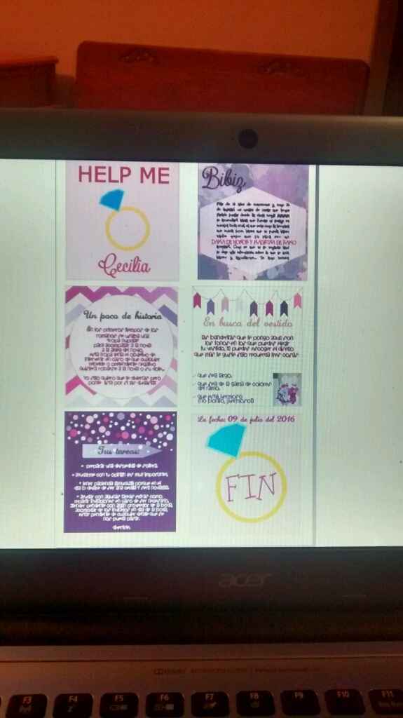 Avance de invitaciones para mis damas diy - 1