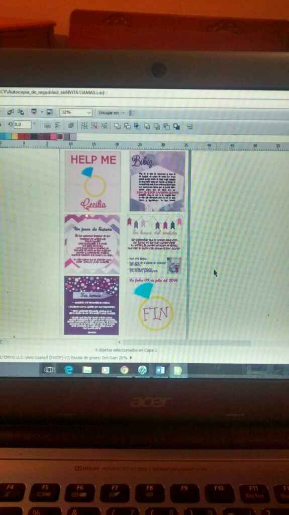 Avance de invitaciones para mis damas diy - 2