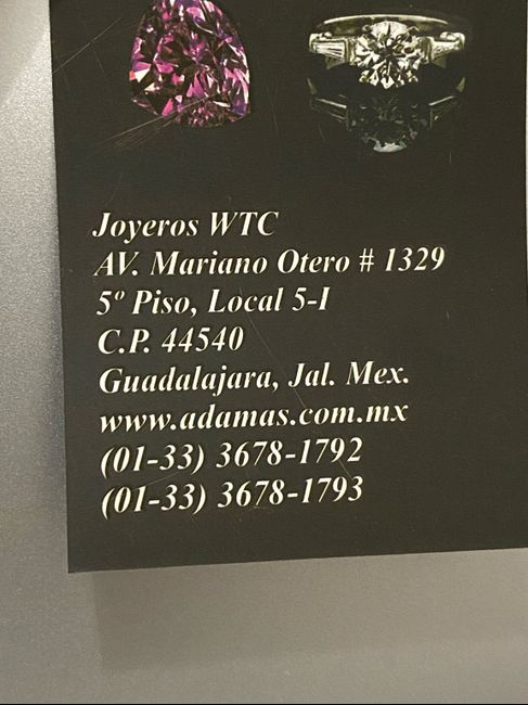 ¿Dónde puedo buscar nuestras argollas? 1