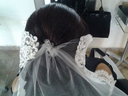 mantilla prueba de peinado