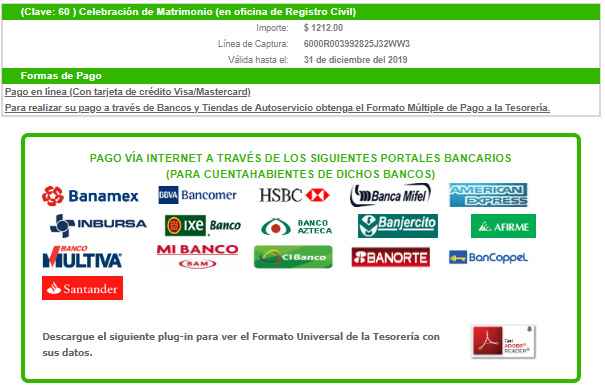 Estos son los bancos aceptados