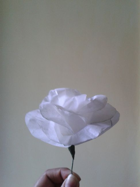 Flores de papel