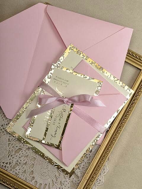 Invitaciones en color rosa 🌸 - 8