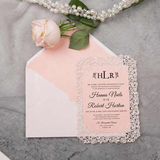 Invitaciones en color rosa 🌸 - 10