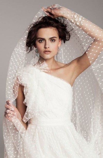 Estilo polka dot tulle 1