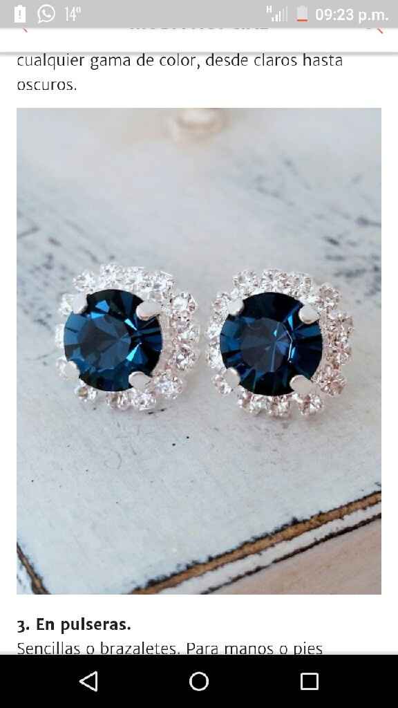 Mis aretes y pulsera para el día b ♥ - 1