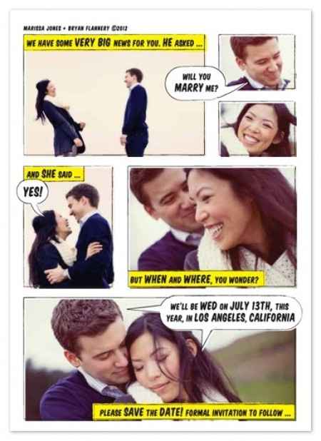 Save the date comic 2