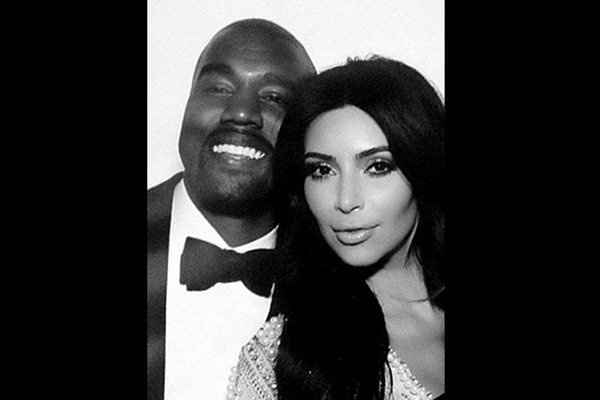 El curioso álbum de Kim y Kanye 1