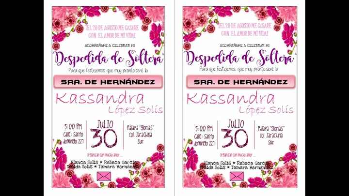 invitacion despedida