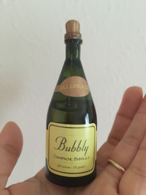 No arroz, no pétalos, si burbujas - 1